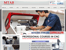 Tablet Screenshot of mtabtraining.com